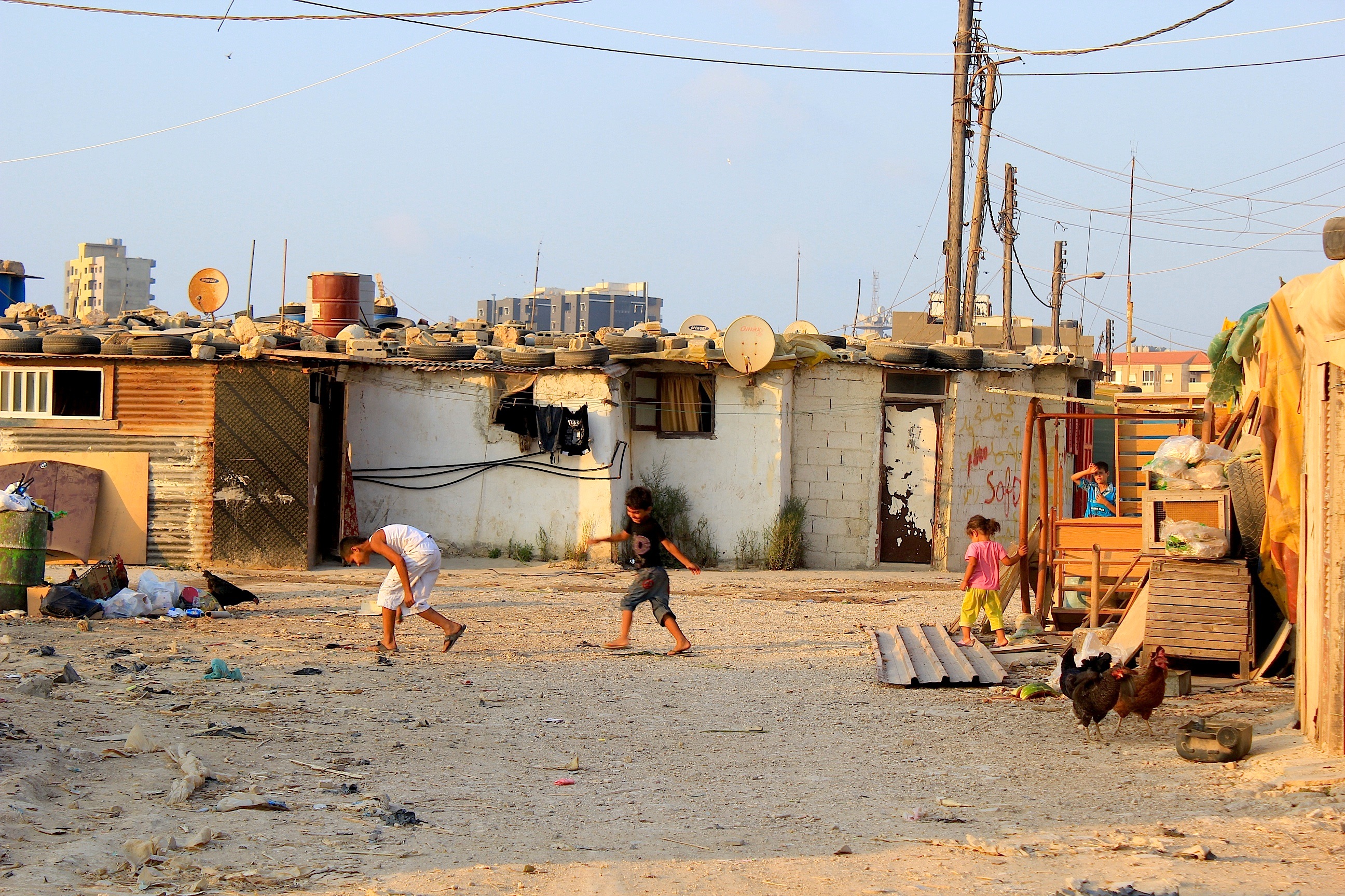 Children Slum Tripoli